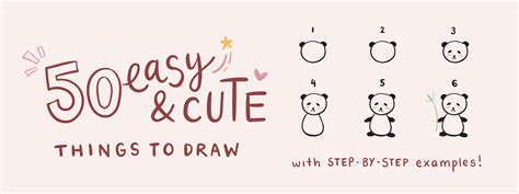 50 Easy + Cute Things to Draw (With Step by Step Examples).